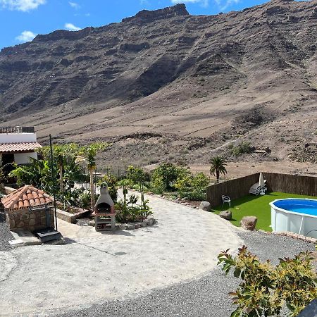 Casa Rural Con Bano Adaptado Y Piscina En Mogán Eksteriør billede