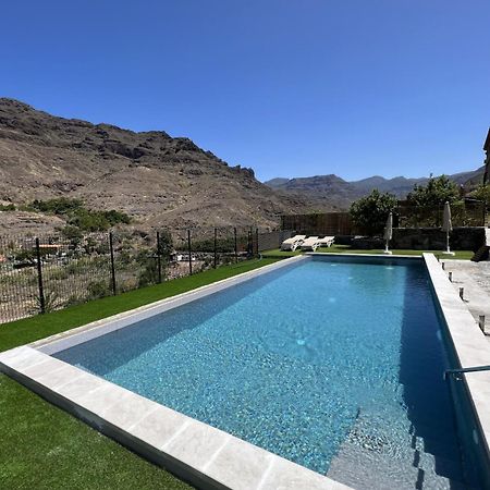 Casa Rural Con Bano Adaptado Y Piscina En Mogán Eksteriør billede