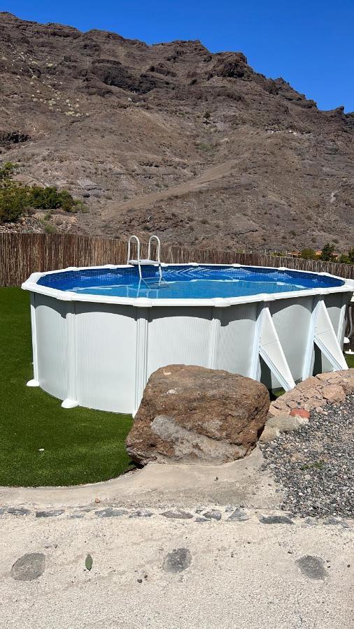 Casa Rural Con Bano Adaptado Y Piscina En Mogán Eksteriør billede