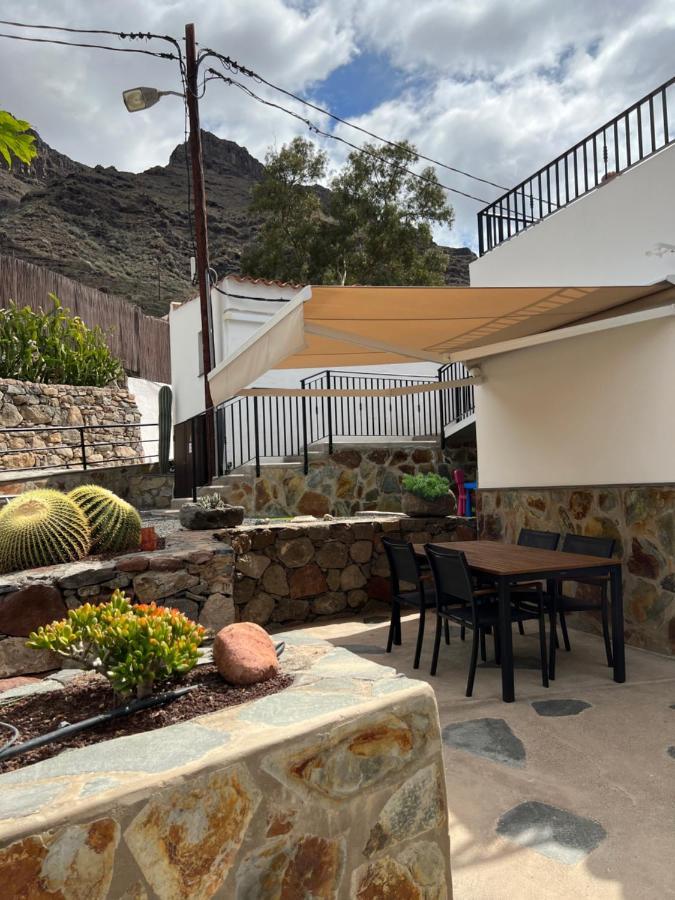 Casa Rural Con Bano Adaptado Y Piscina En Mogán Eksteriør billede