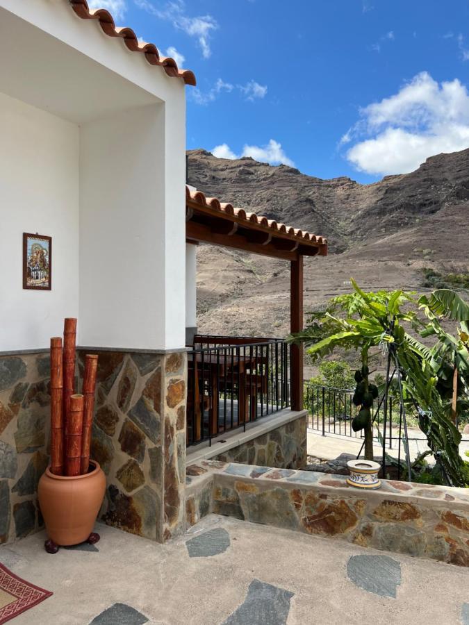 Casa Rural Con Bano Adaptado Y Piscina En Mogán Eksteriør billede