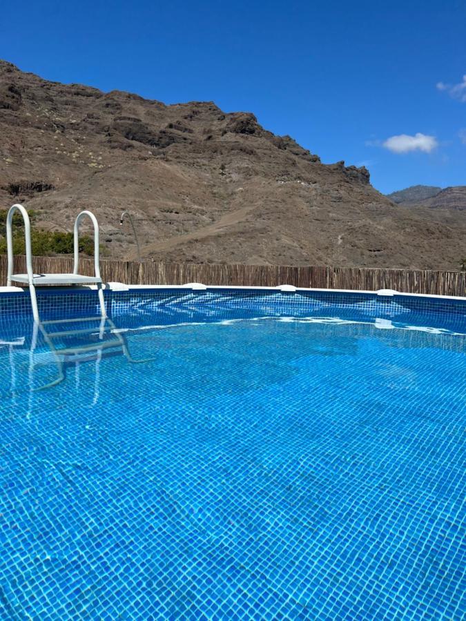 Casa Rural Con Bano Adaptado Y Piscina En Mogán Eksteriør billede