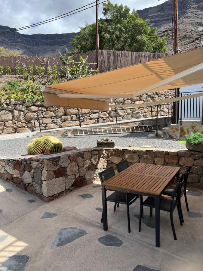 Casa Rural Con Bano Adaptado Y Piscina En Mogán Eksteriør billede