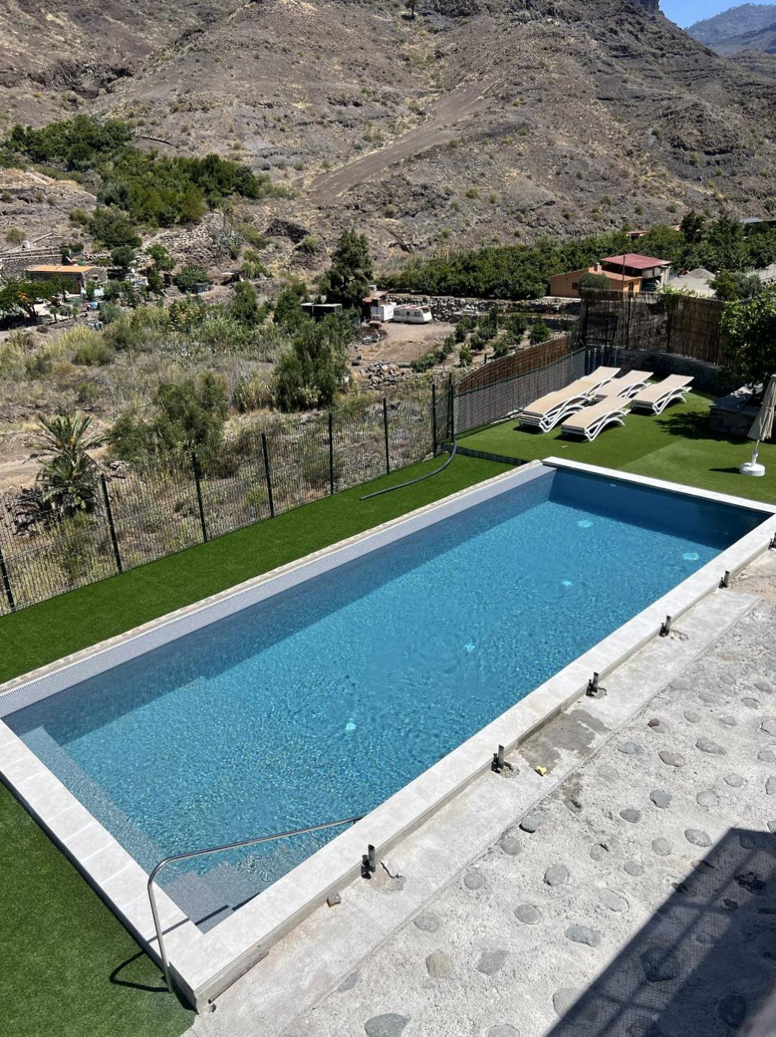 Casa Rural Con Bano Adaptado Y Piscina En Mogán Eksteriør billede
